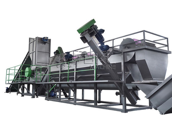 LLDPE Rigid Plastic PP PE Scrap Washing Recycling Line Automatic