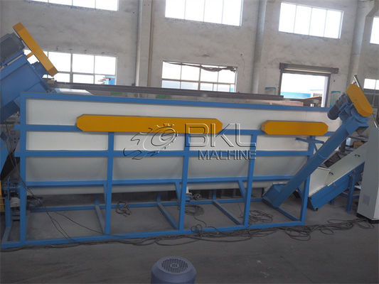 500kg/Hr Plastic Recycling Equipment 100mm Pe Film Washing Line