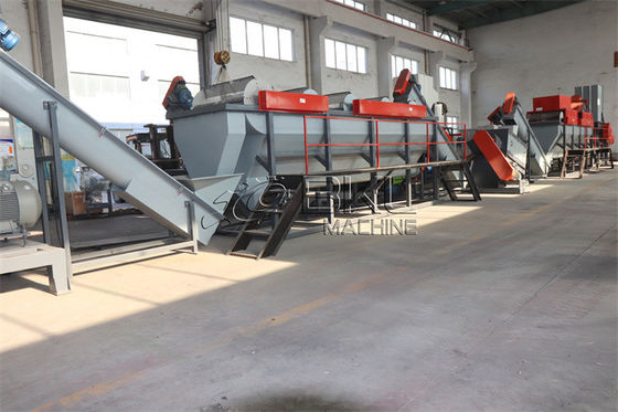 HDPE-Folienbeutel Kunststoffrecyclinggeräte Zerkleinern Waschen Trocknen